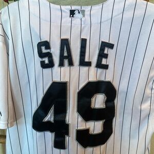 MAJESTIC CHICAGO WHITE SOX CHRIS SALE MLB BASEBALL JERSEY SZ: XL (48)